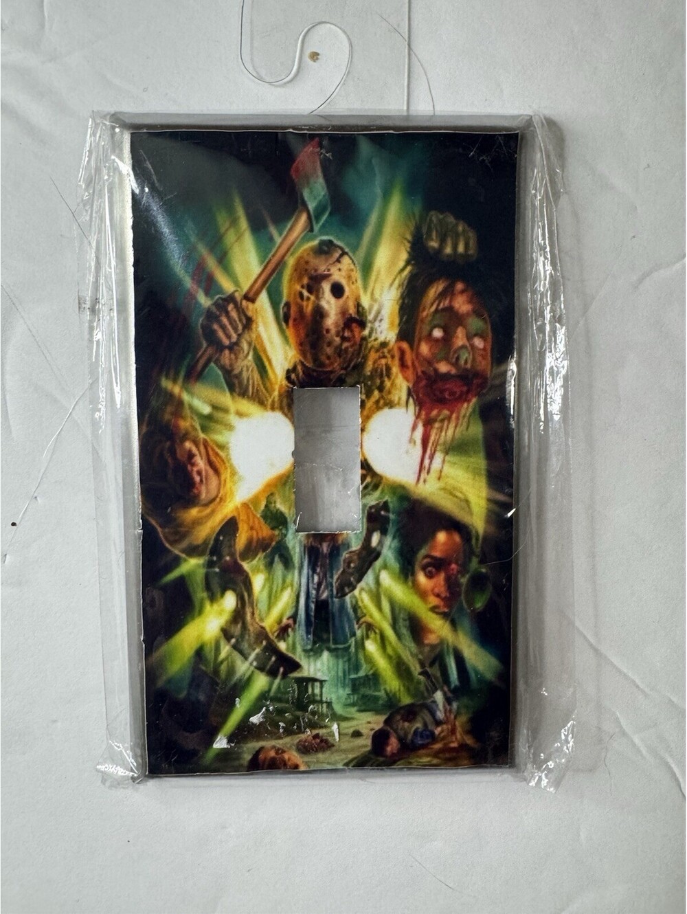 Horror Movie Light Switch Cover Jason Voorhees Monster Art Decor Wall Plate New⁠